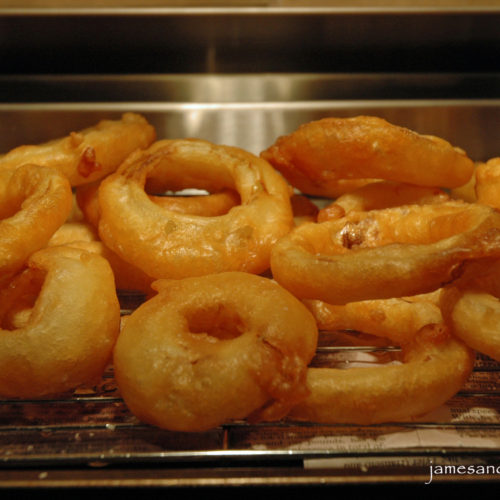 Beer battered onion rings