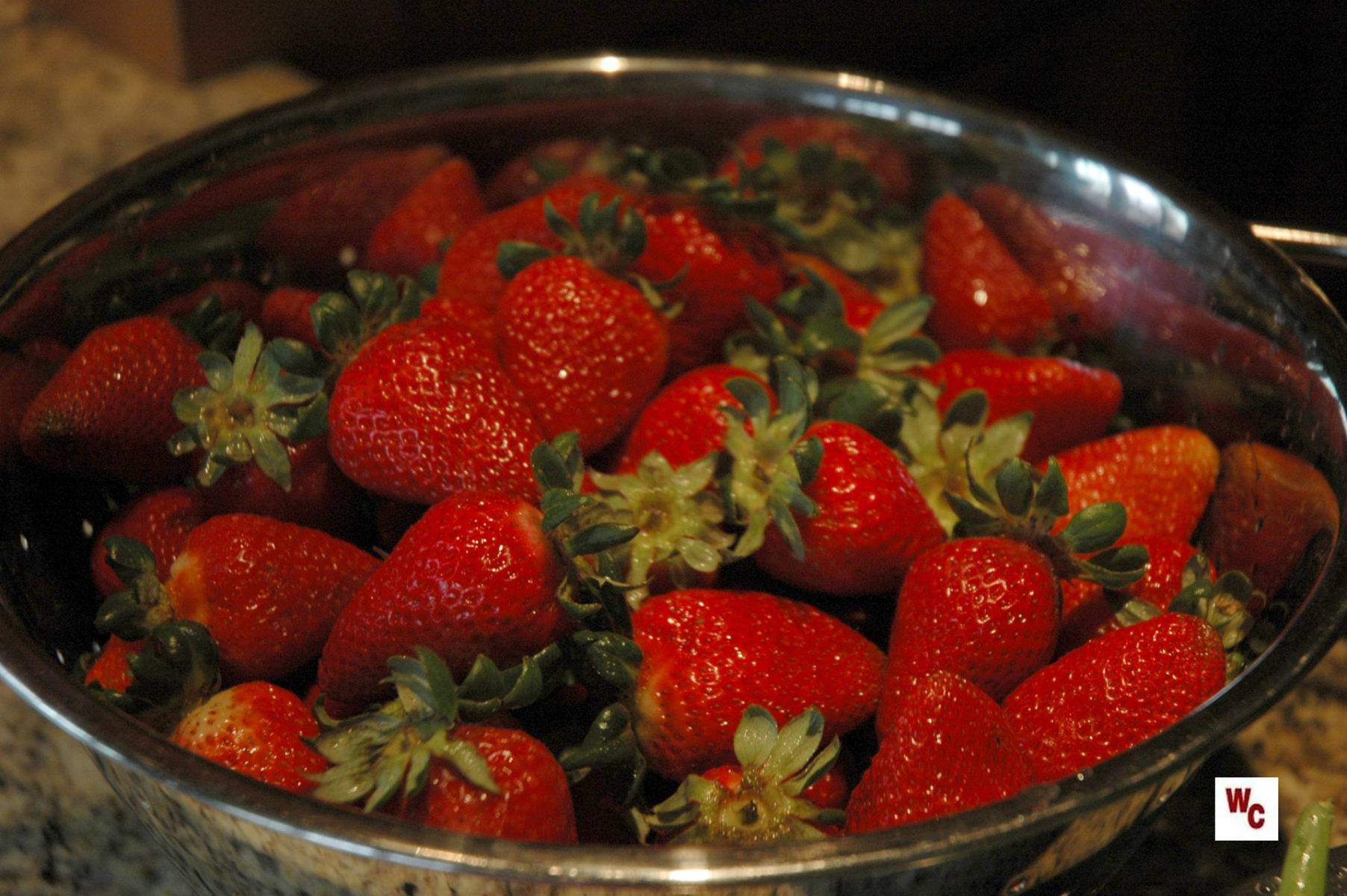 Bowl of strawberries