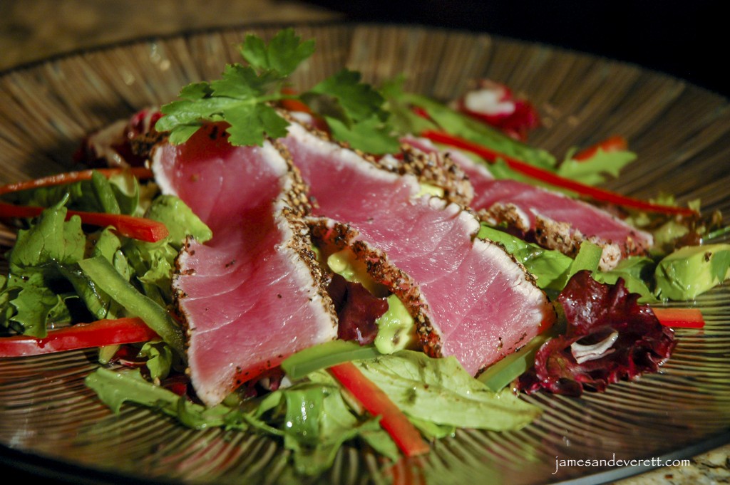 Seared ahi tuna recipe