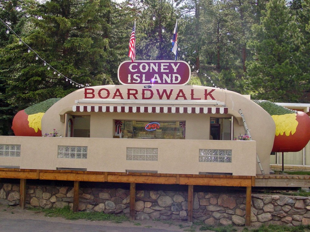 Coney Island hot dog stand Conifer Colorado