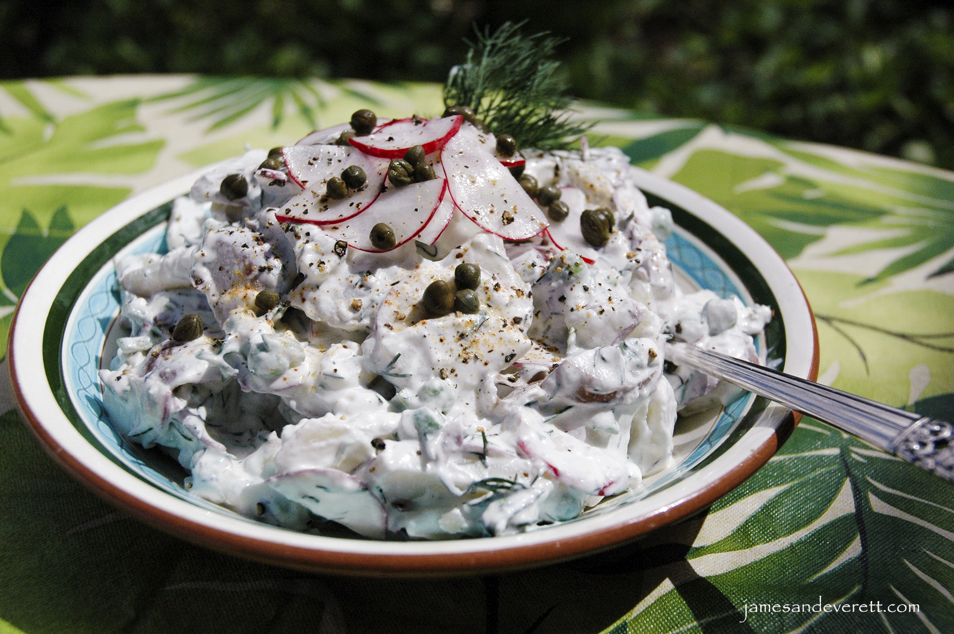 Sour cream potato salad recipe