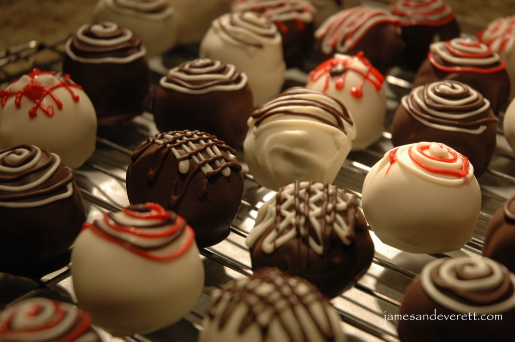 Cake pop truffles