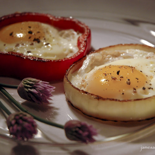 Vegetable ring eggs