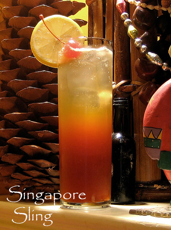 Singapore Sling Cocktail | James &amp; Everett