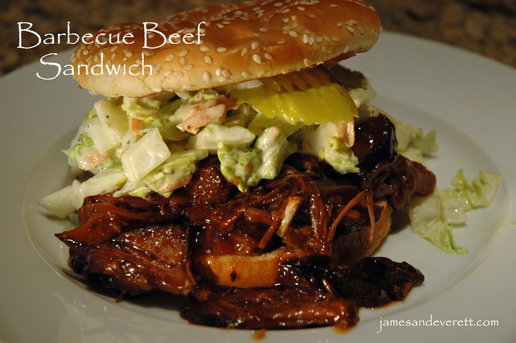 BBQ beef sandwich