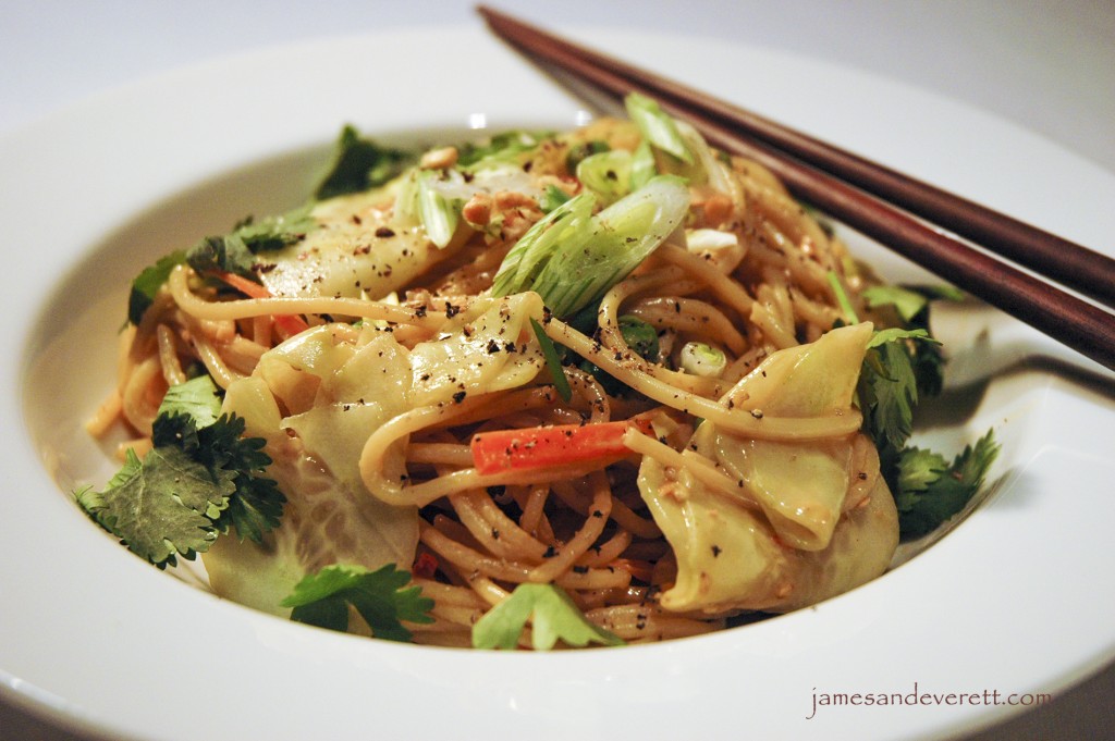 Cold sesame noodles