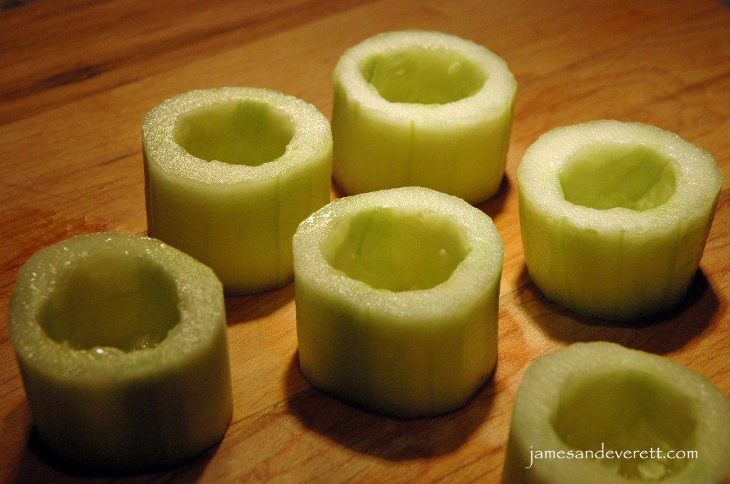 Cucumber cups