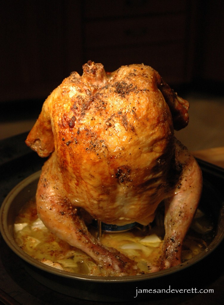 Beer can chicken