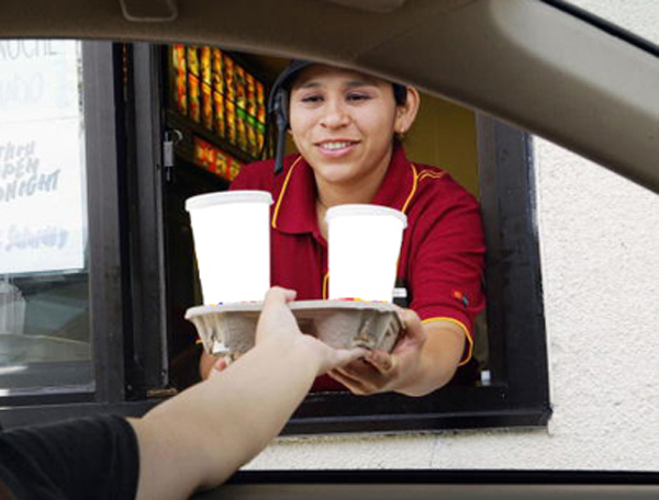 fast food drive through