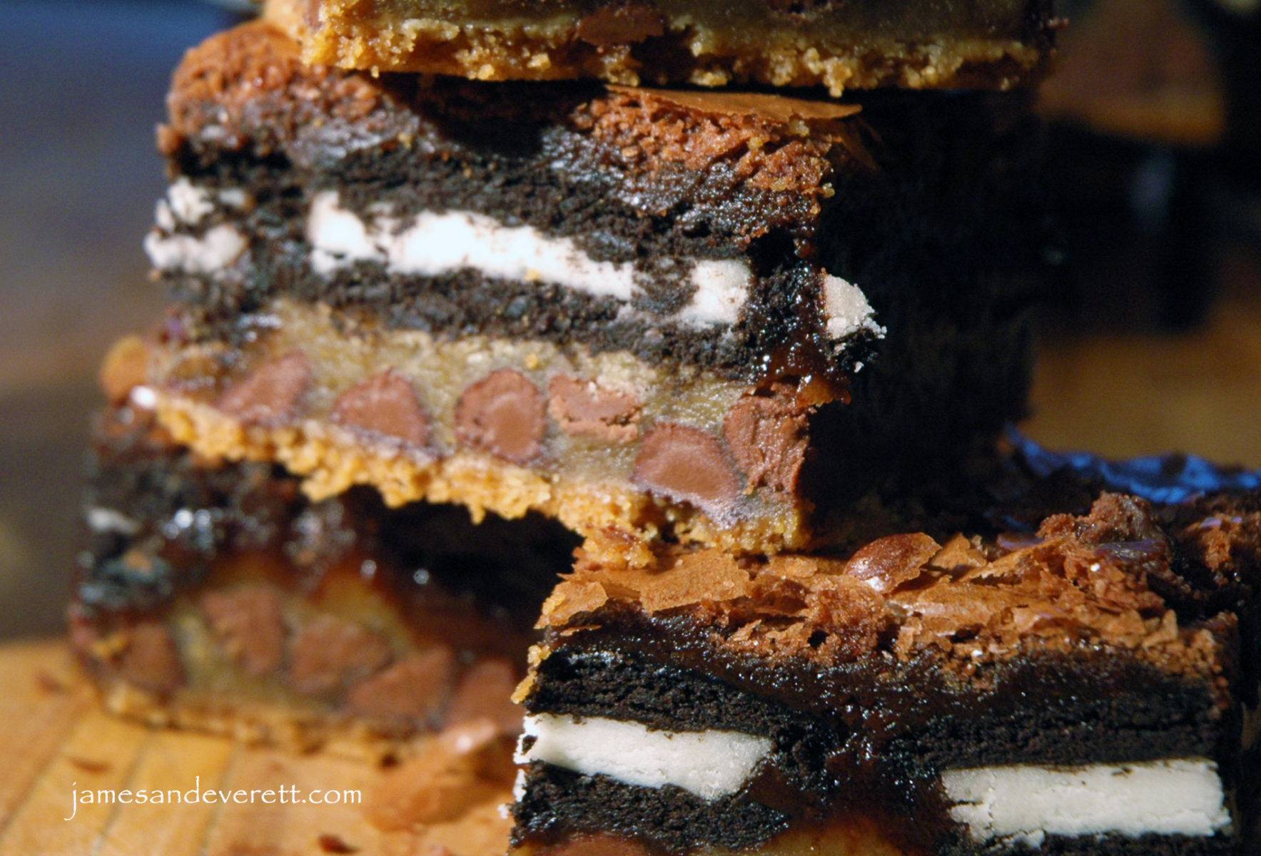 Slutty brownies