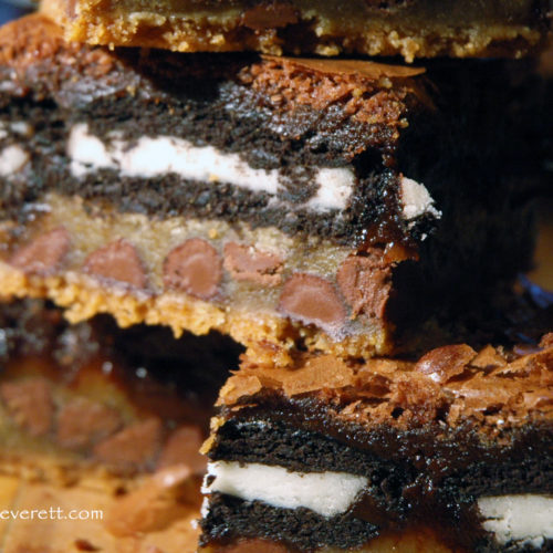 Slutty brownies