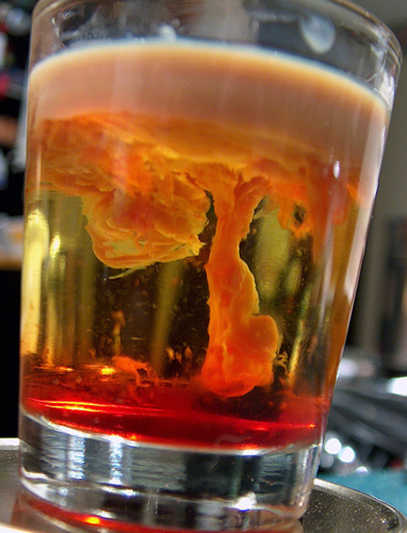 Halloween Cocktails - Brain Hemorage