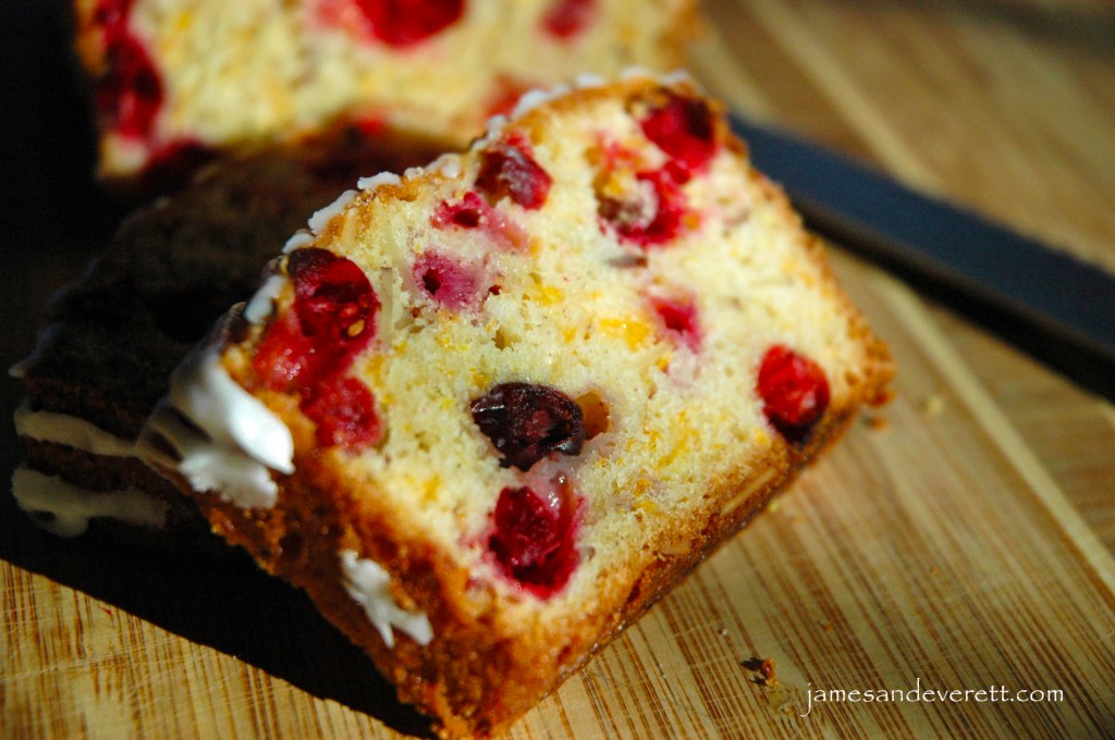 Cranberry cheddar cheese quick bread