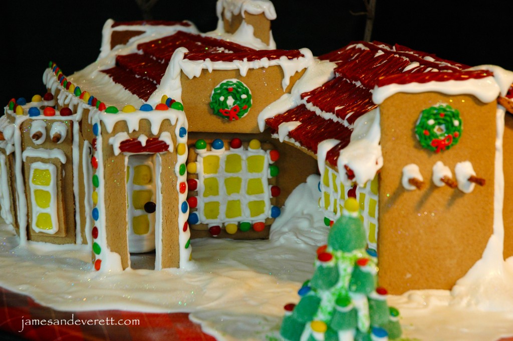 Gingerbread house dough