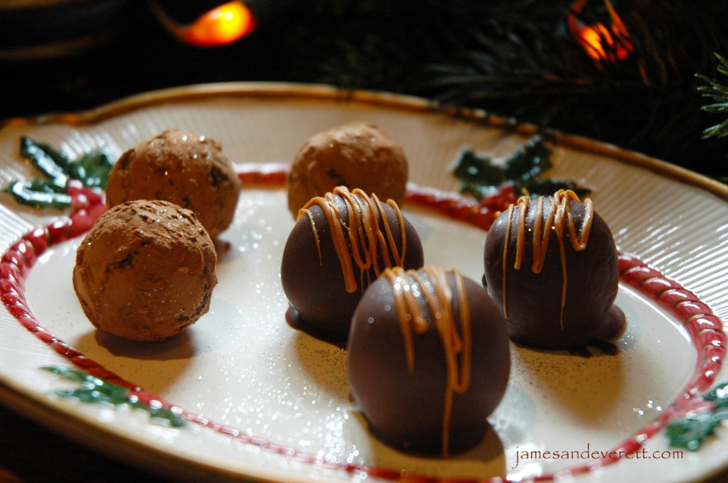 Nutella hazelnut truffles