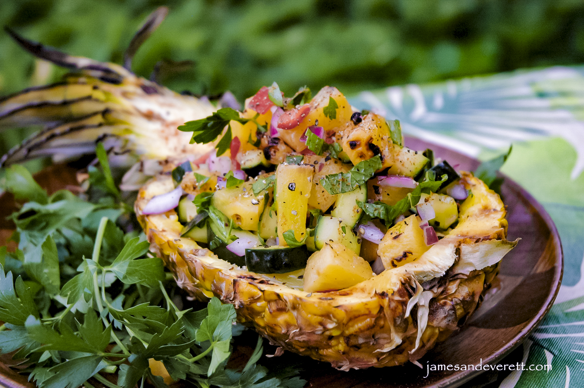 Grilled Pineapple Salad