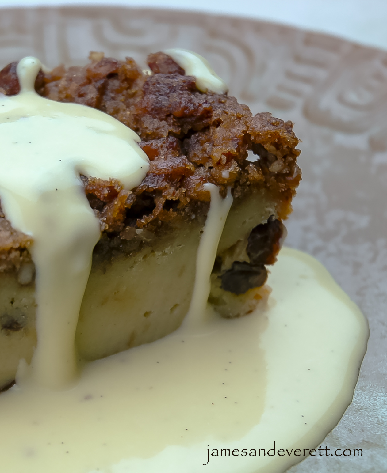Bread Pudding With Spiced Rum Creme James Everett