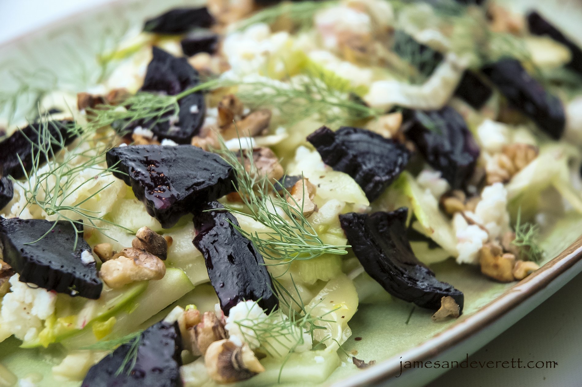 Fennel and beet salad recipe