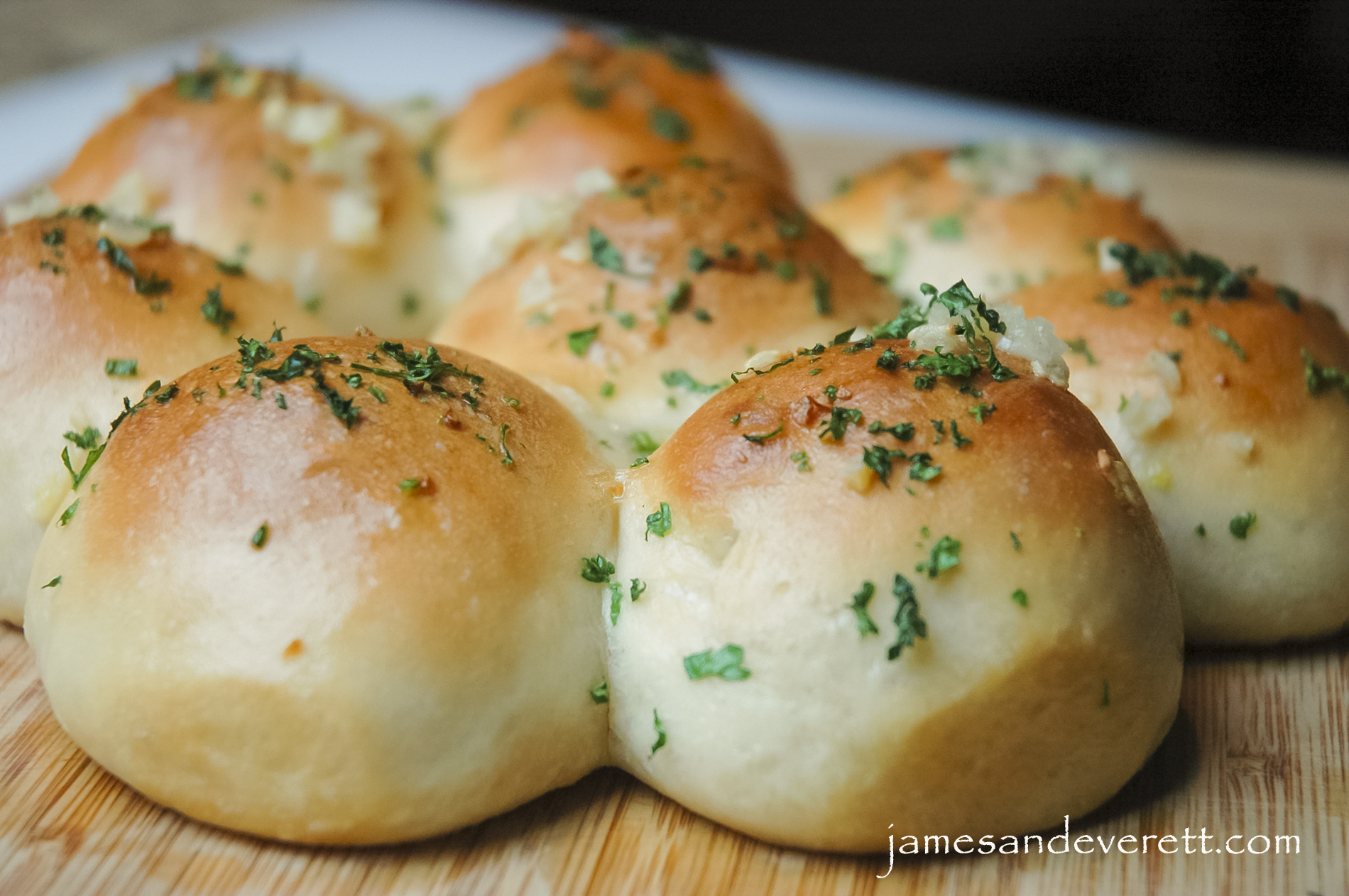 Pampushky Ukrainian dinner roll