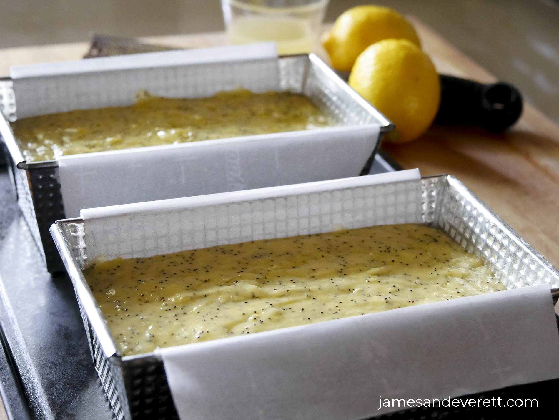 Lemon poppy seed bread recipe