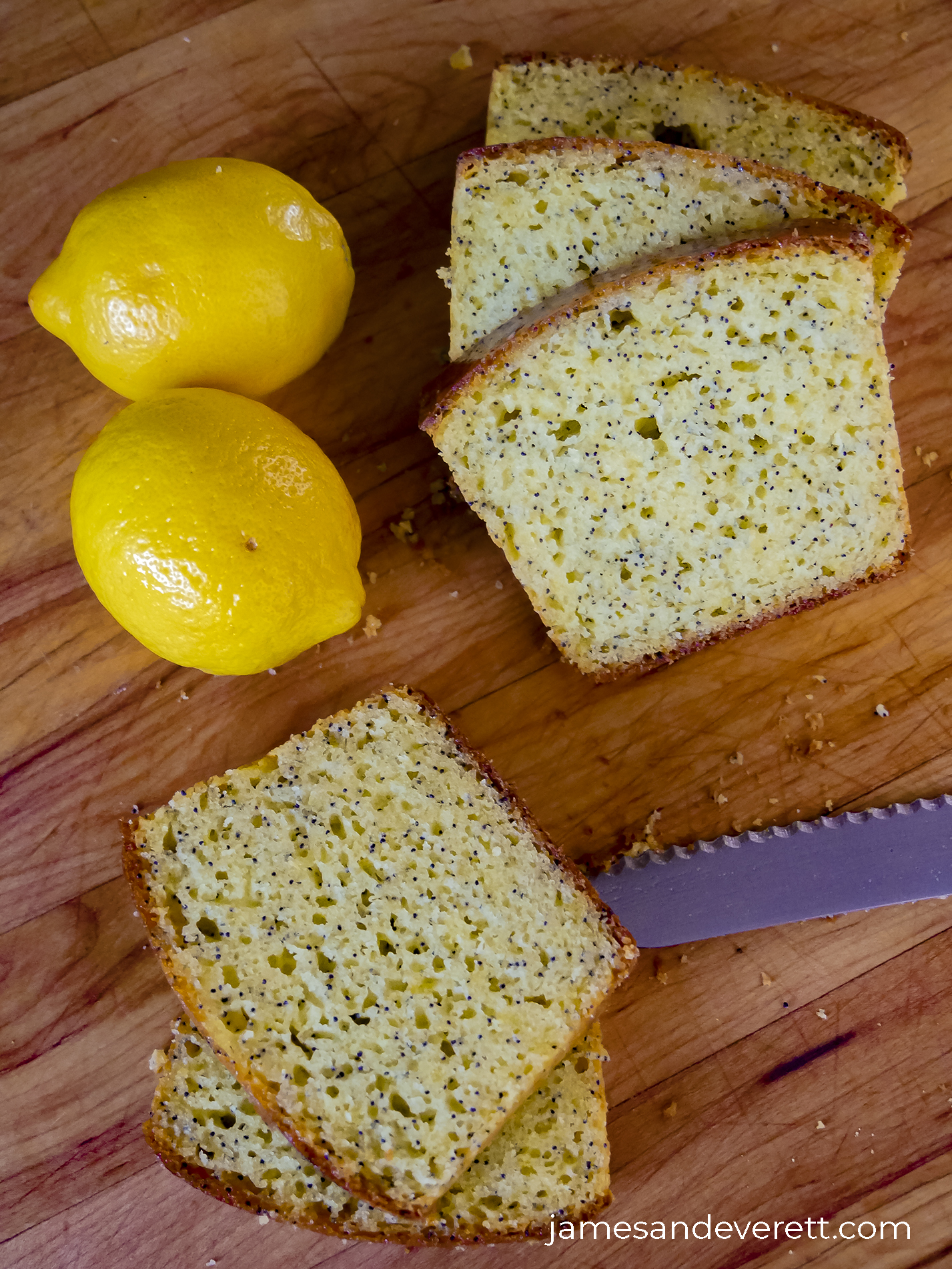 Lemon poppy seed bread recipe