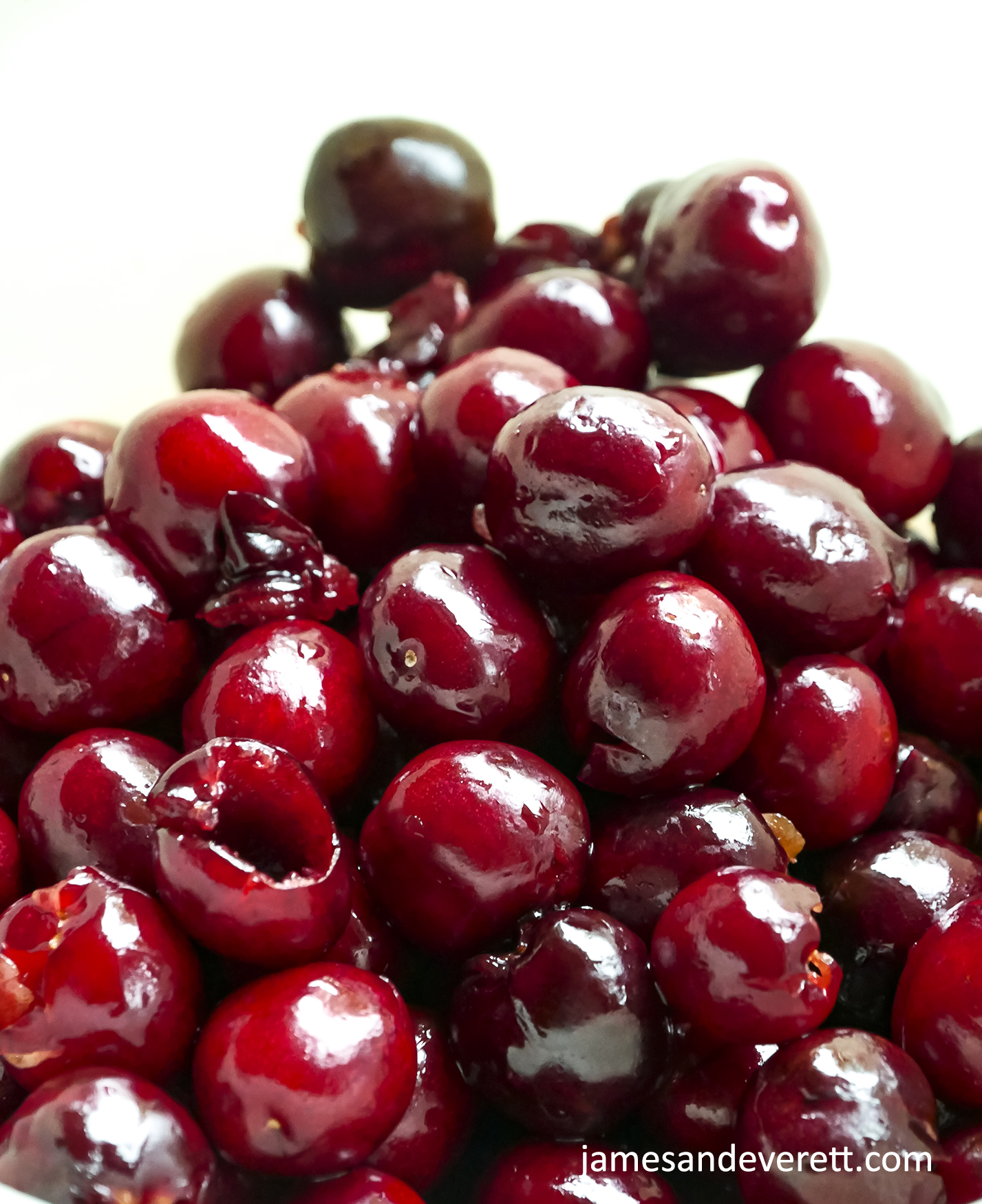 Cherry Almond Upside Down Cake Recipe