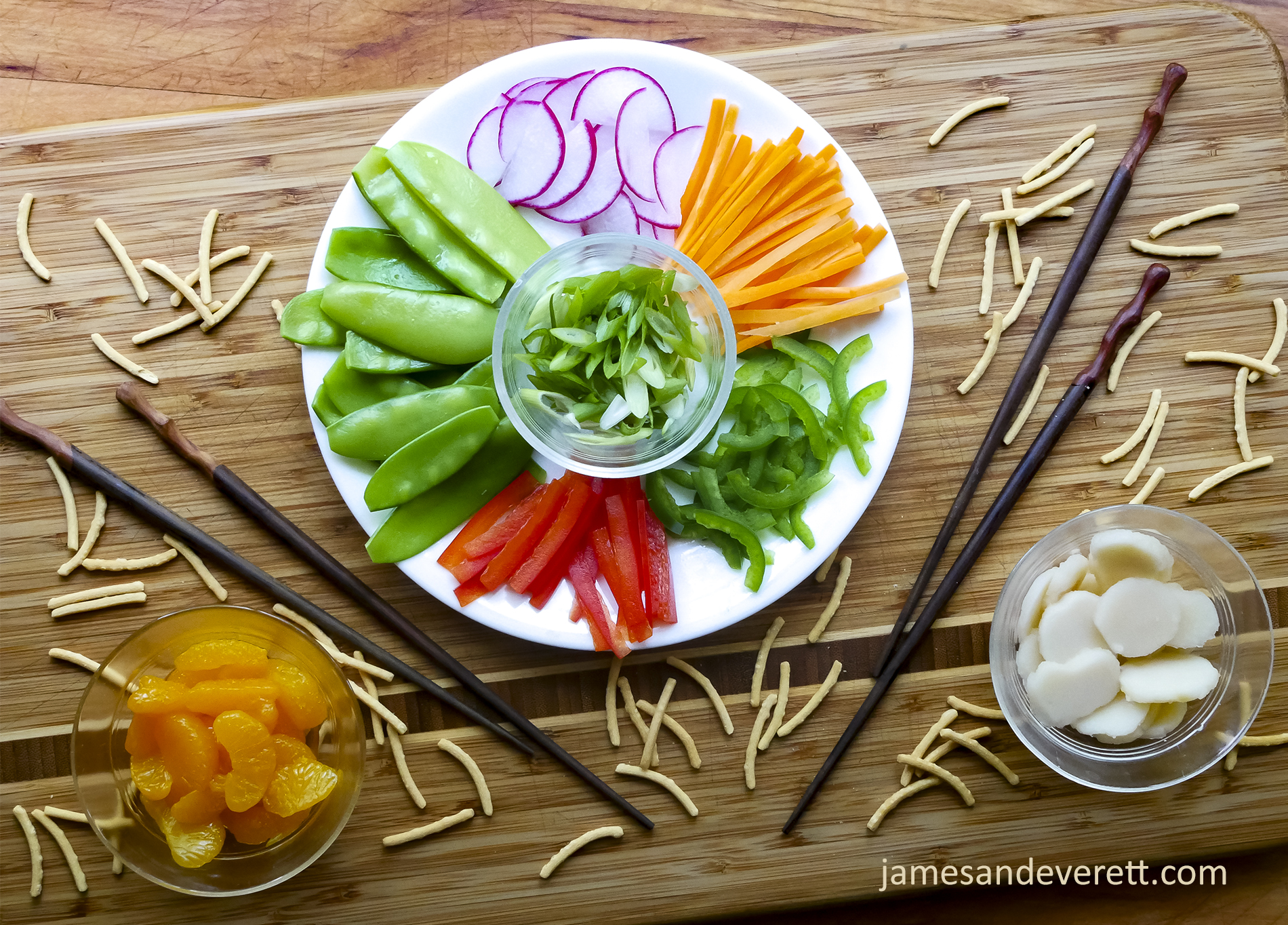 Asian Pot Sticker Salad