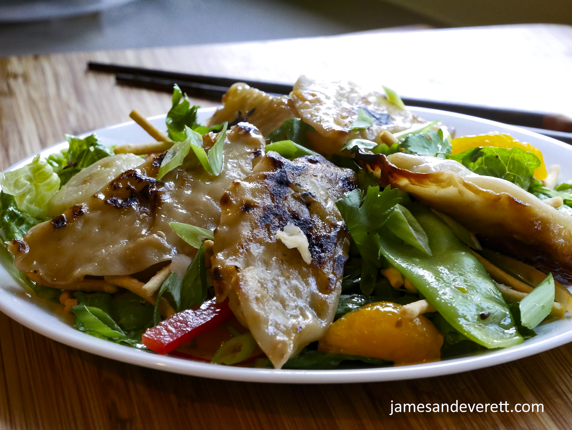 Asian Pot Sticker Salad