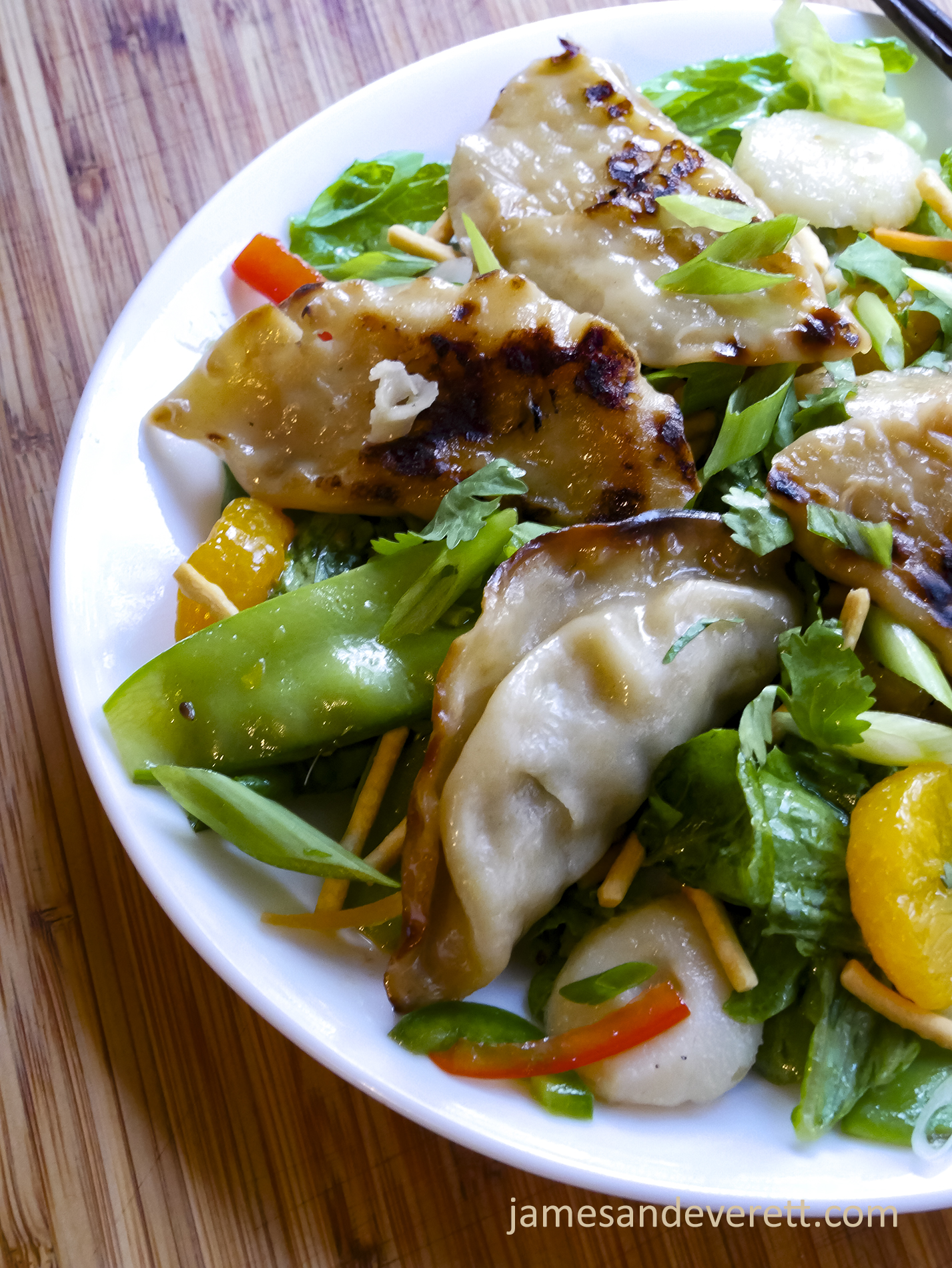 Asian Pot Sticker Salad