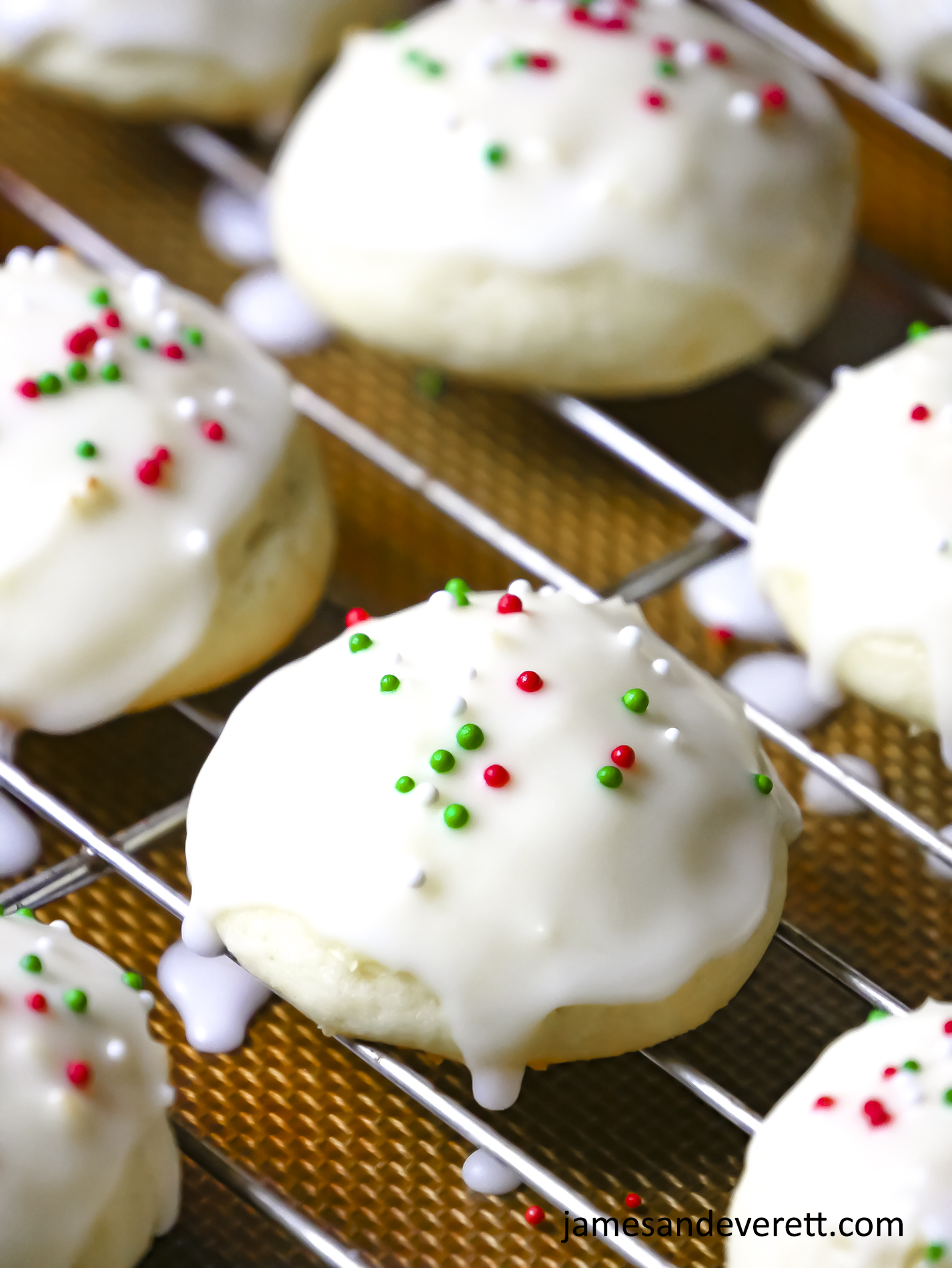 Italian Lemon Ricotta Cookies | James & Everett