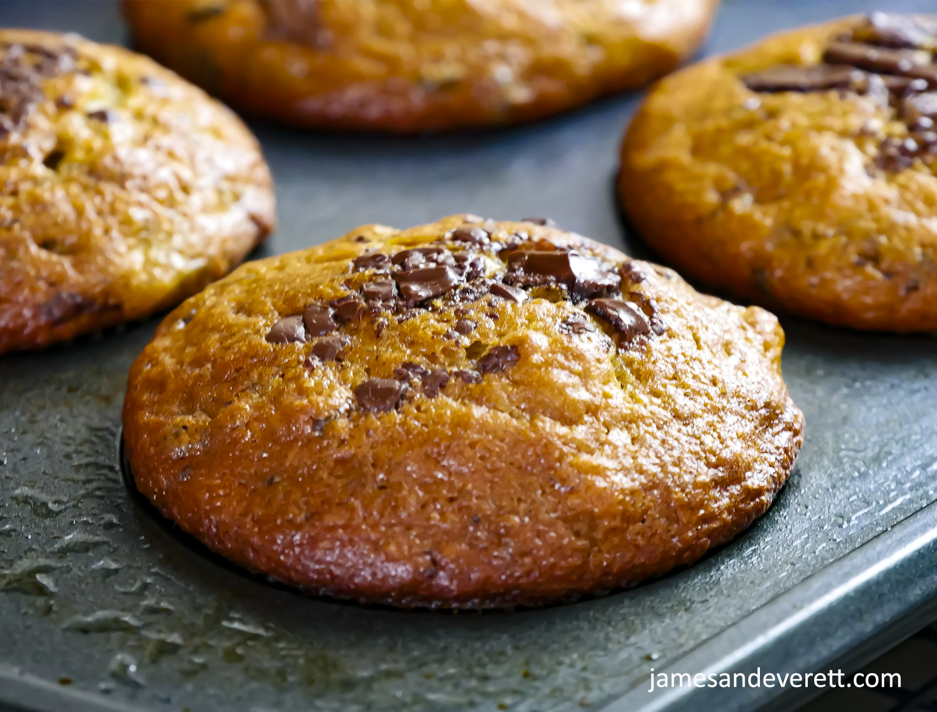 Banana Chocolate Chunk Muffins