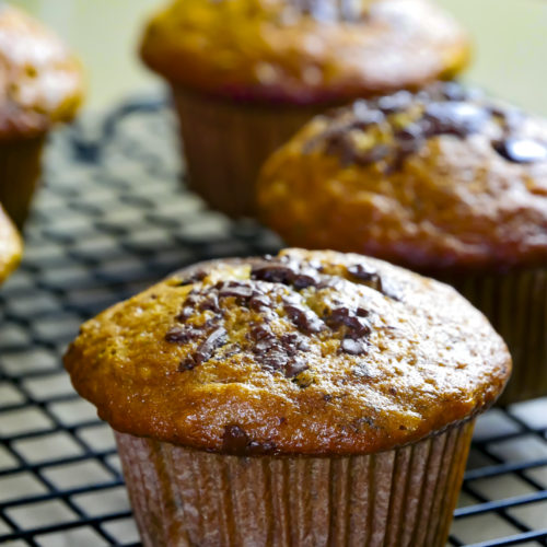 Banana Chocolate Chunk Muffins