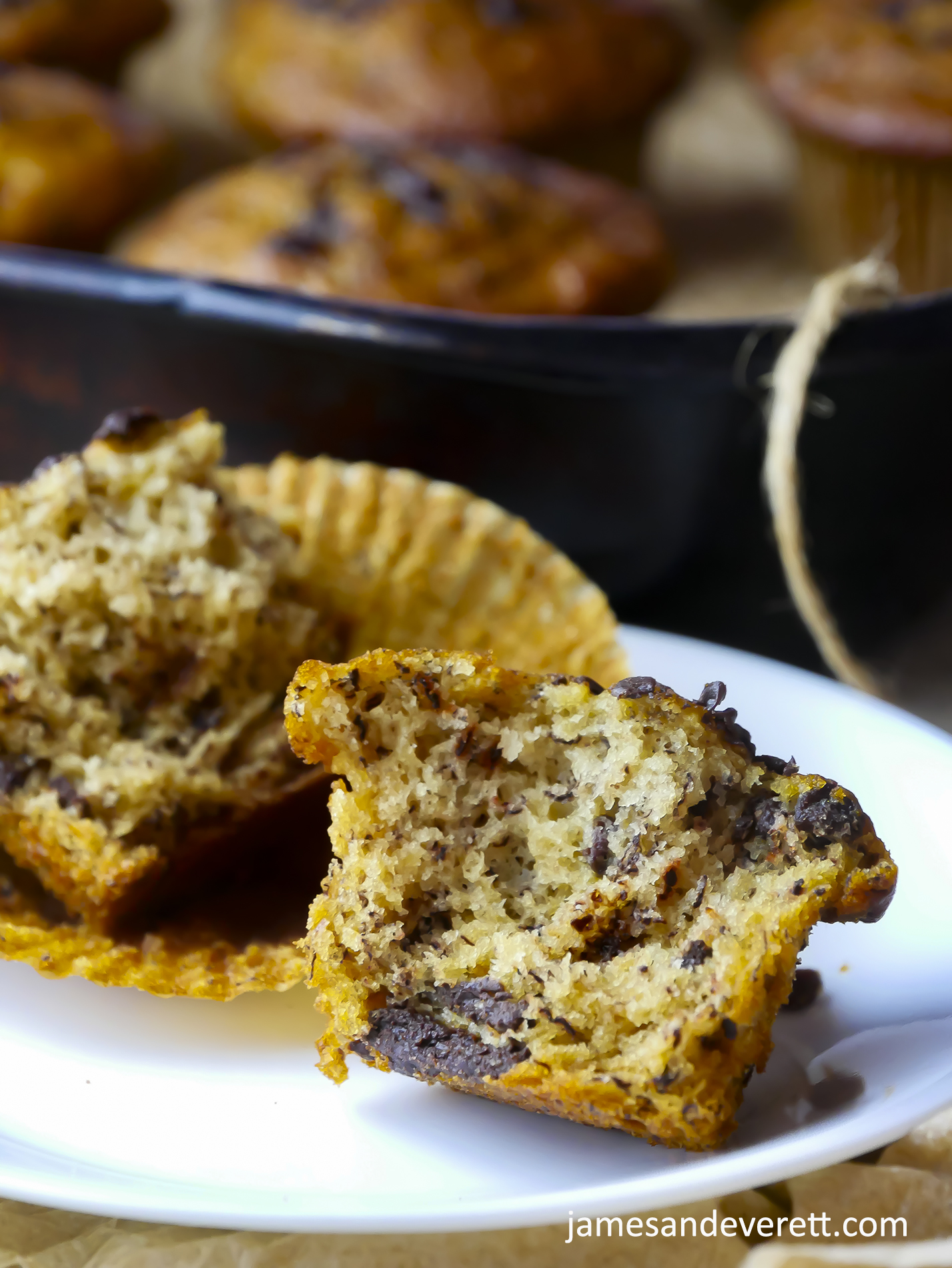 Banana Chocolate Chunk Muffins