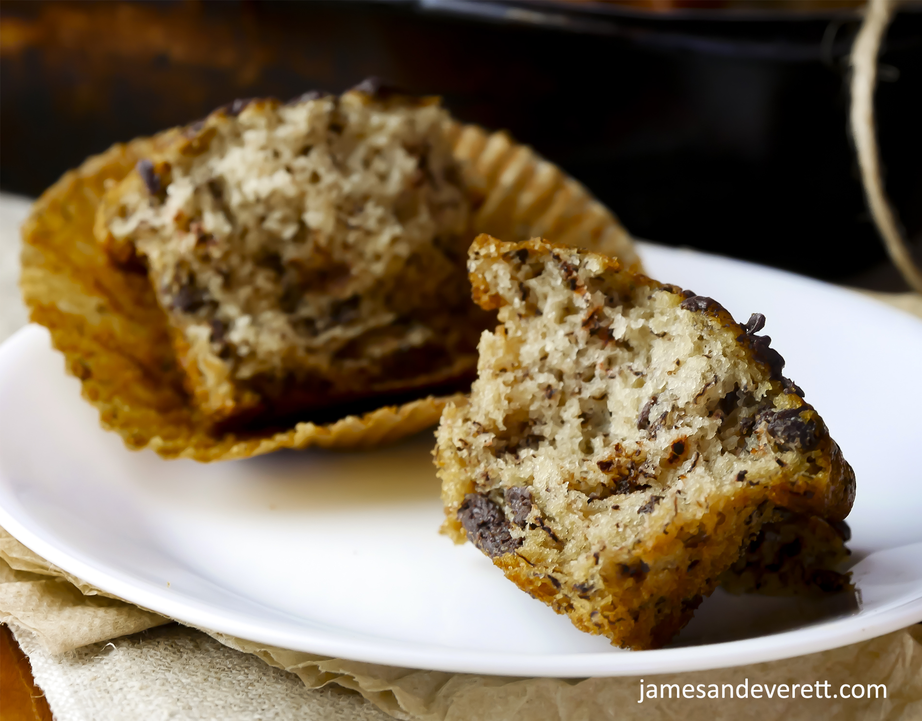 Banana Chocolate Chunk Muffins