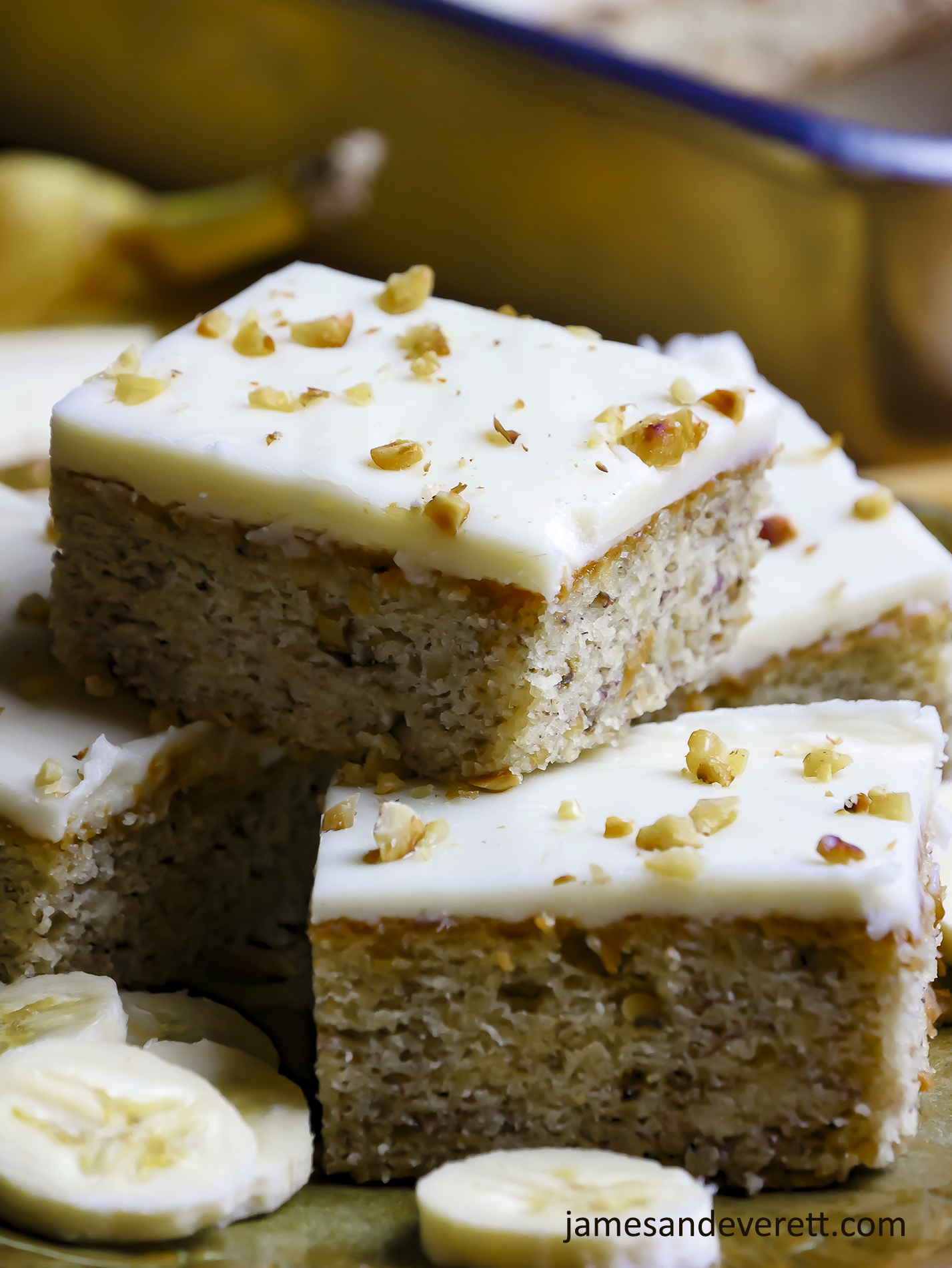 Banana Bread Bars