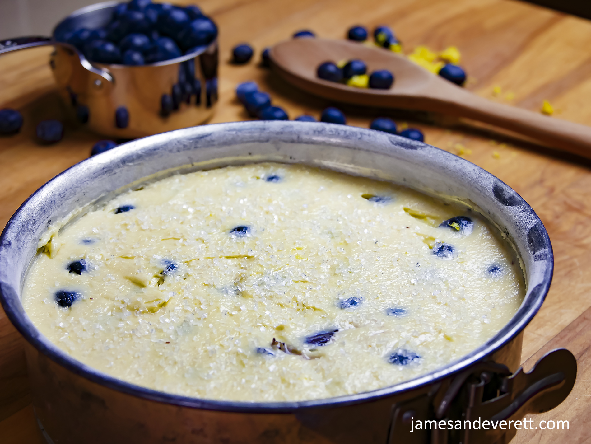 Blueberry Almond Flour Cake