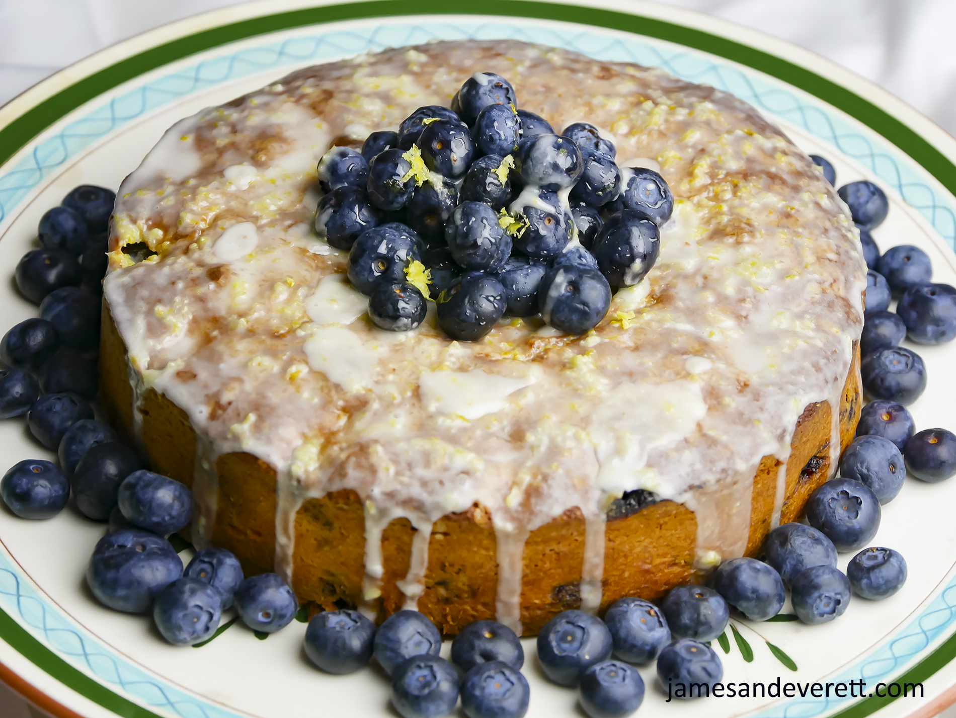 Blueberry Almond Flour Cake