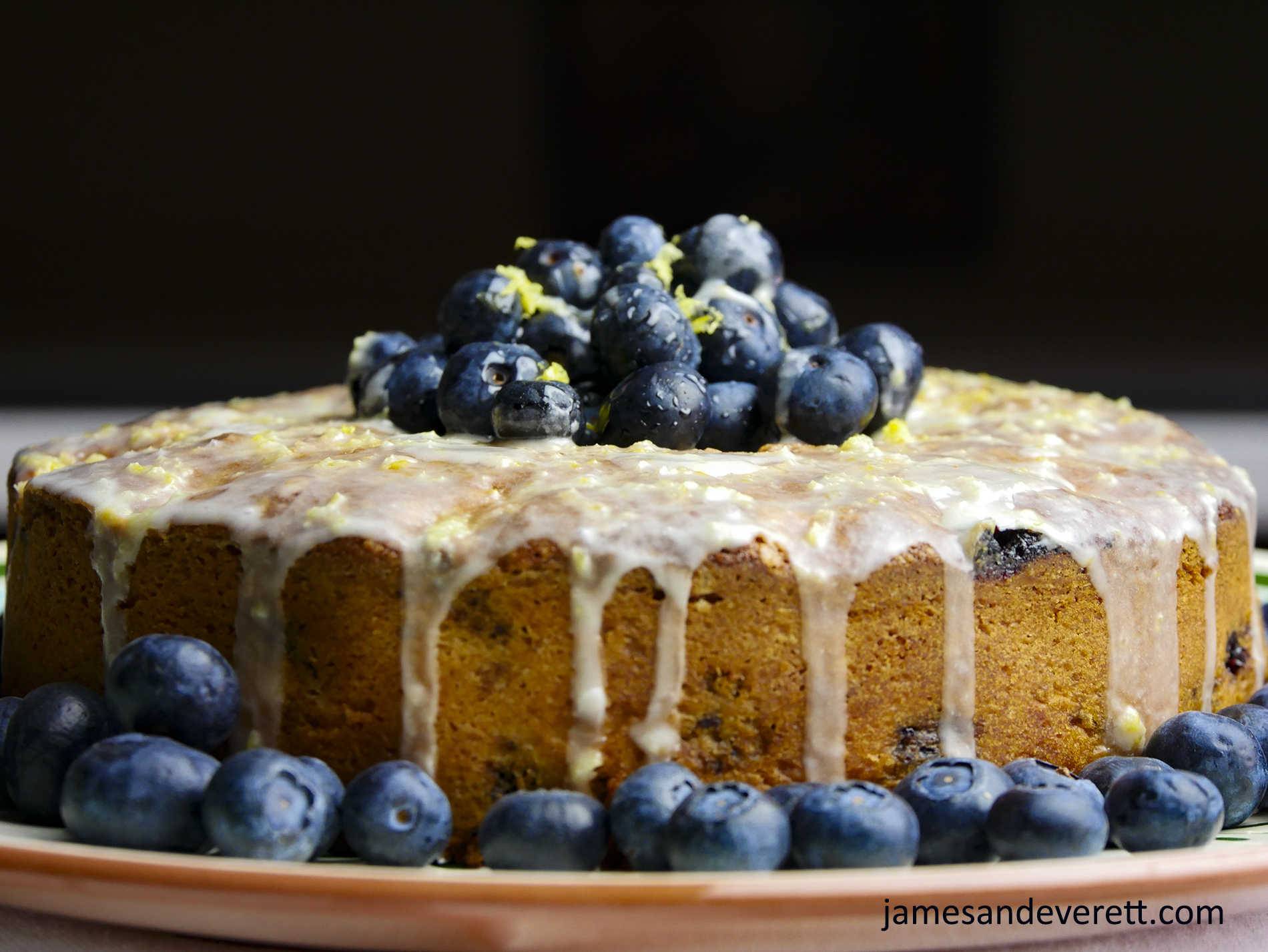 Blueberry Almond Flour Cake