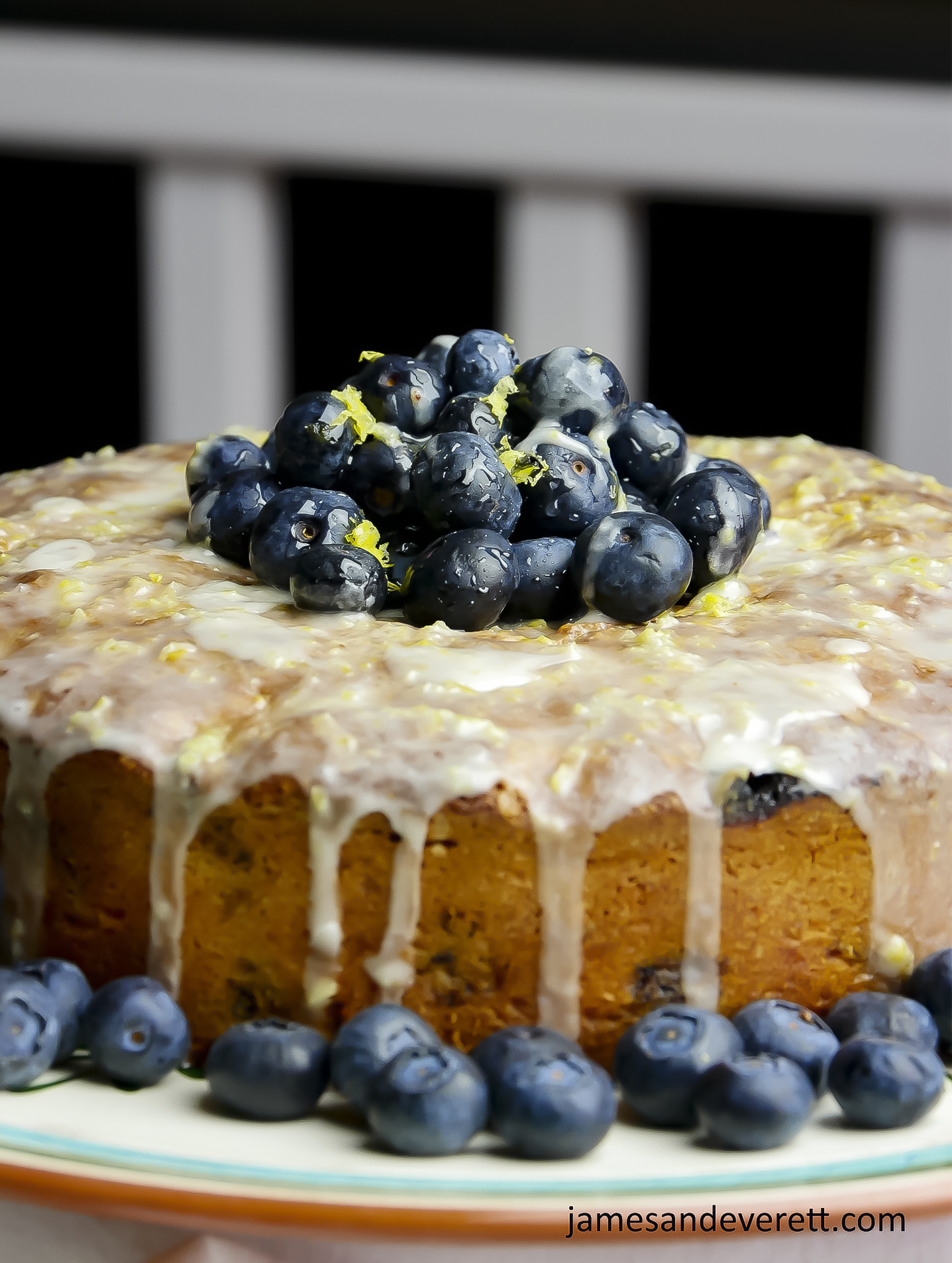 Blueberry Almond Flour Cake