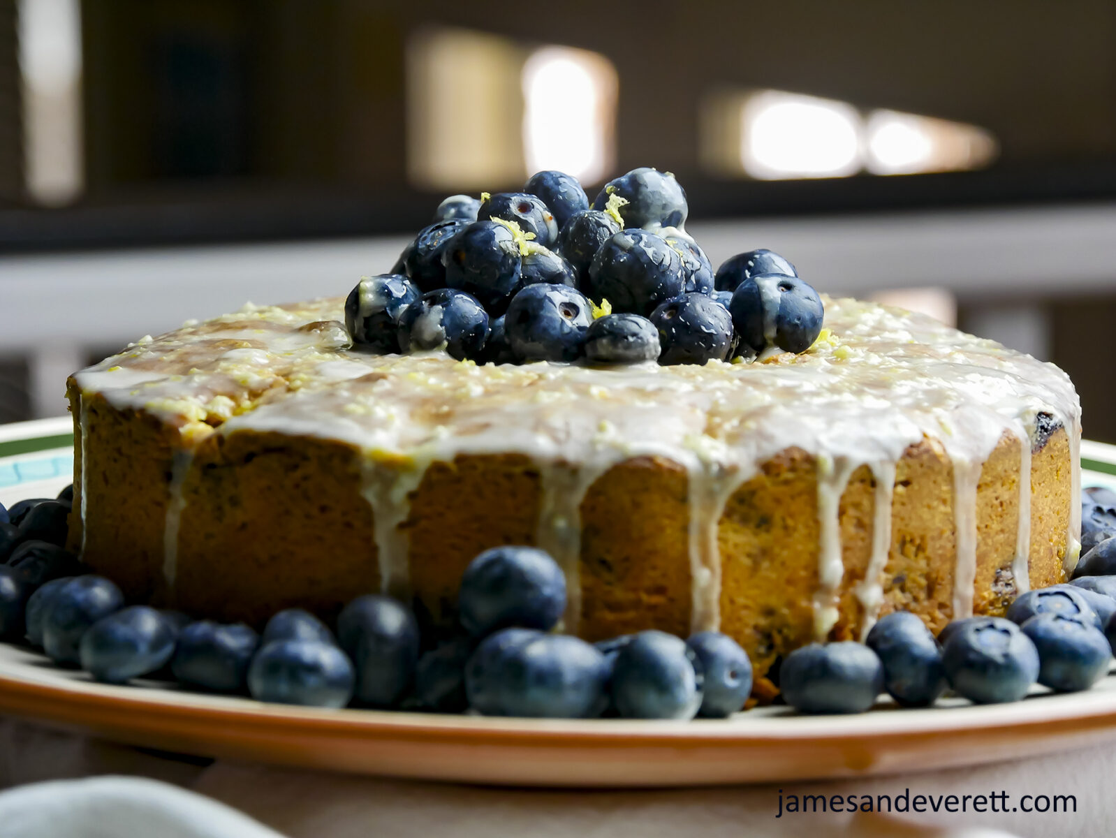 Blueberry Almond Flour Cake