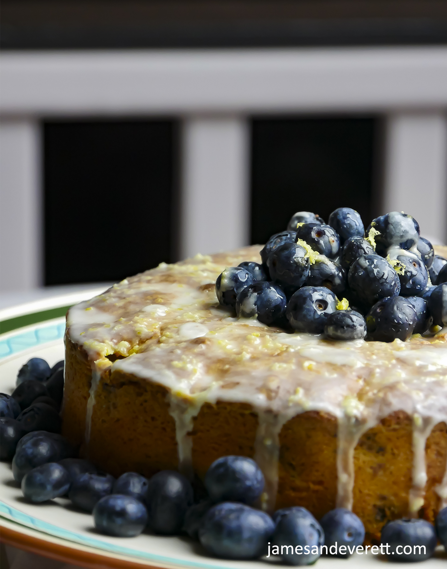 Blueberry Almond Flour Cake