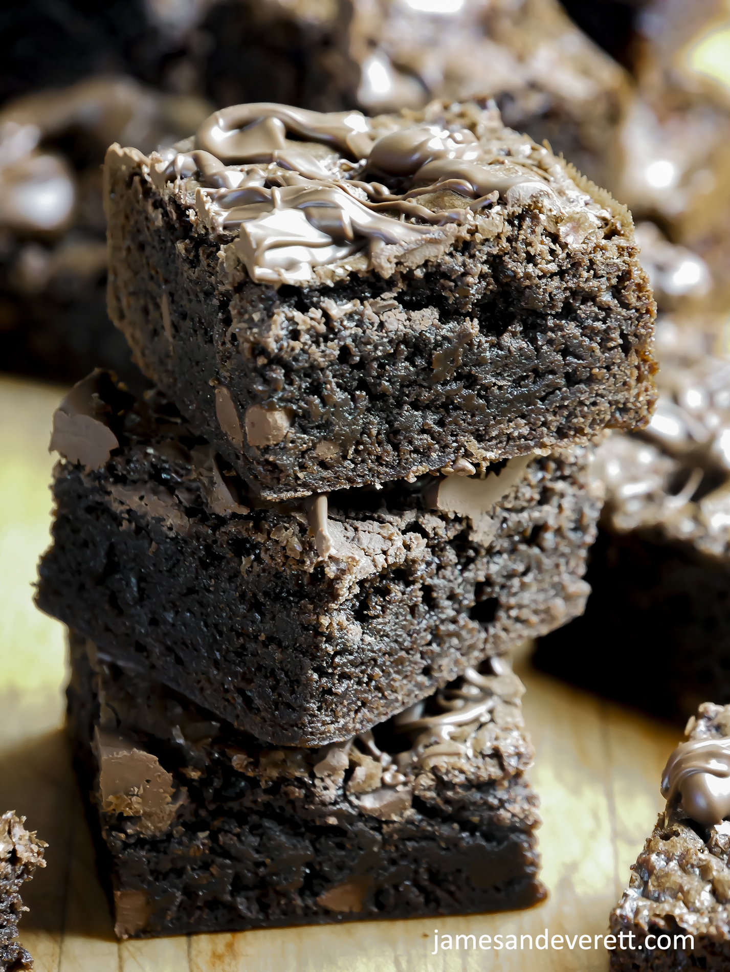 Double Chocolate Fudge Brownies