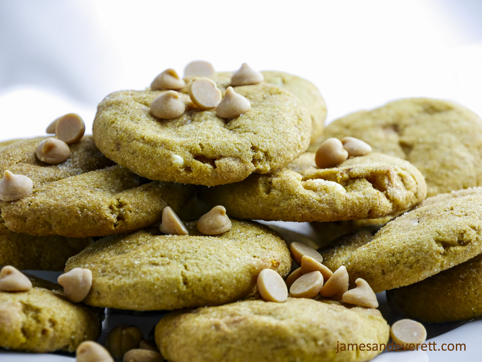 Pumpkin Snickerdoodles with Butterscotch Chips