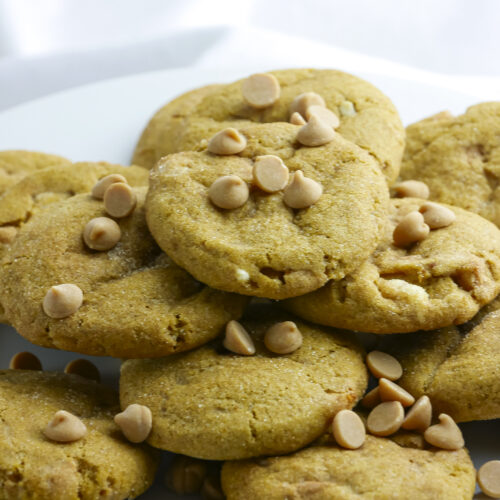 Pumpkin Snickerdoodles with Butterscotch Chips