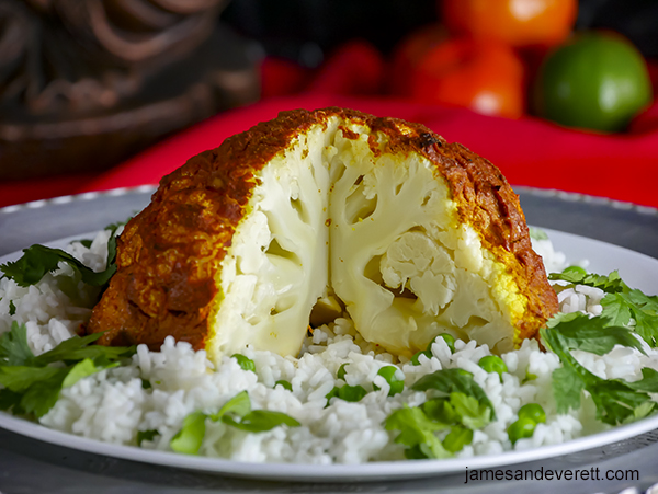 Indian Spice Crusted Cauliflower