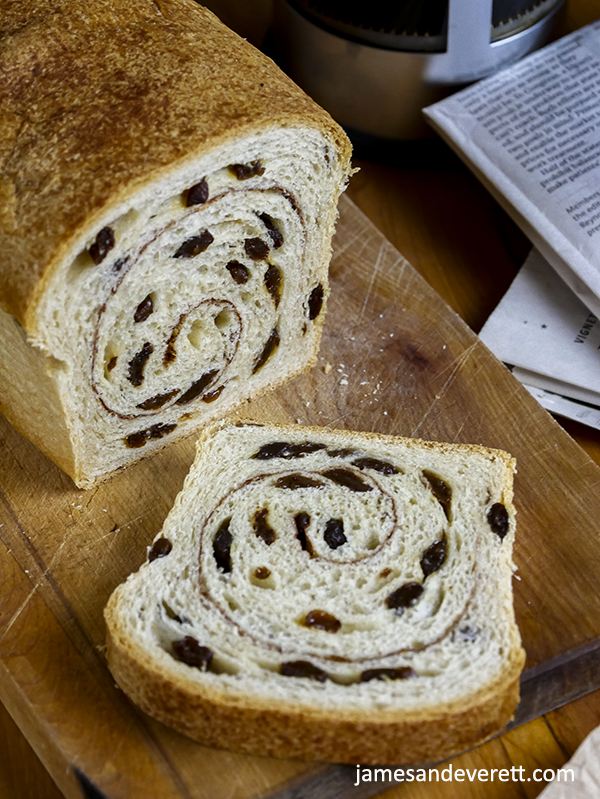 Cinnamon Swirl Raisin Bread