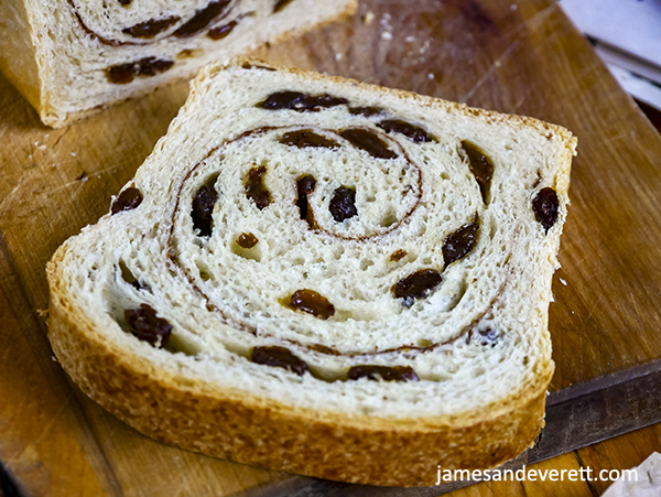 Cinnamon Swirl Raisin Bread