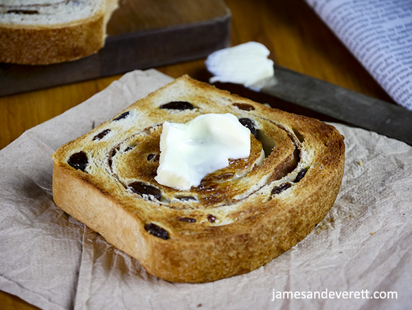 Cinnamon Swirl Raisin Bread