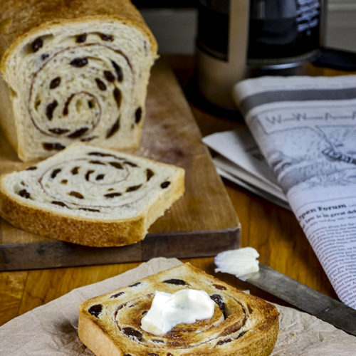 Cinnamon Swirl Raisin Bread