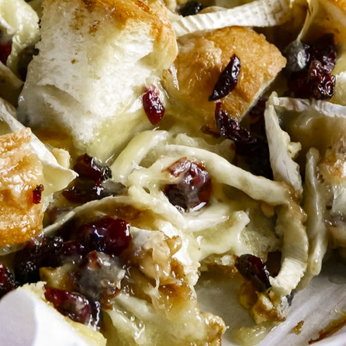 Cranberry Brie Pull Apart Bread